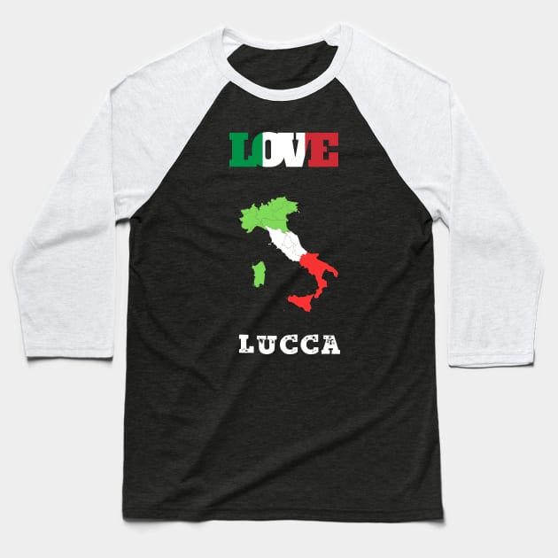 lucca shirt - lucca maglietta Baseball T-Shirt by vaporgraphic
